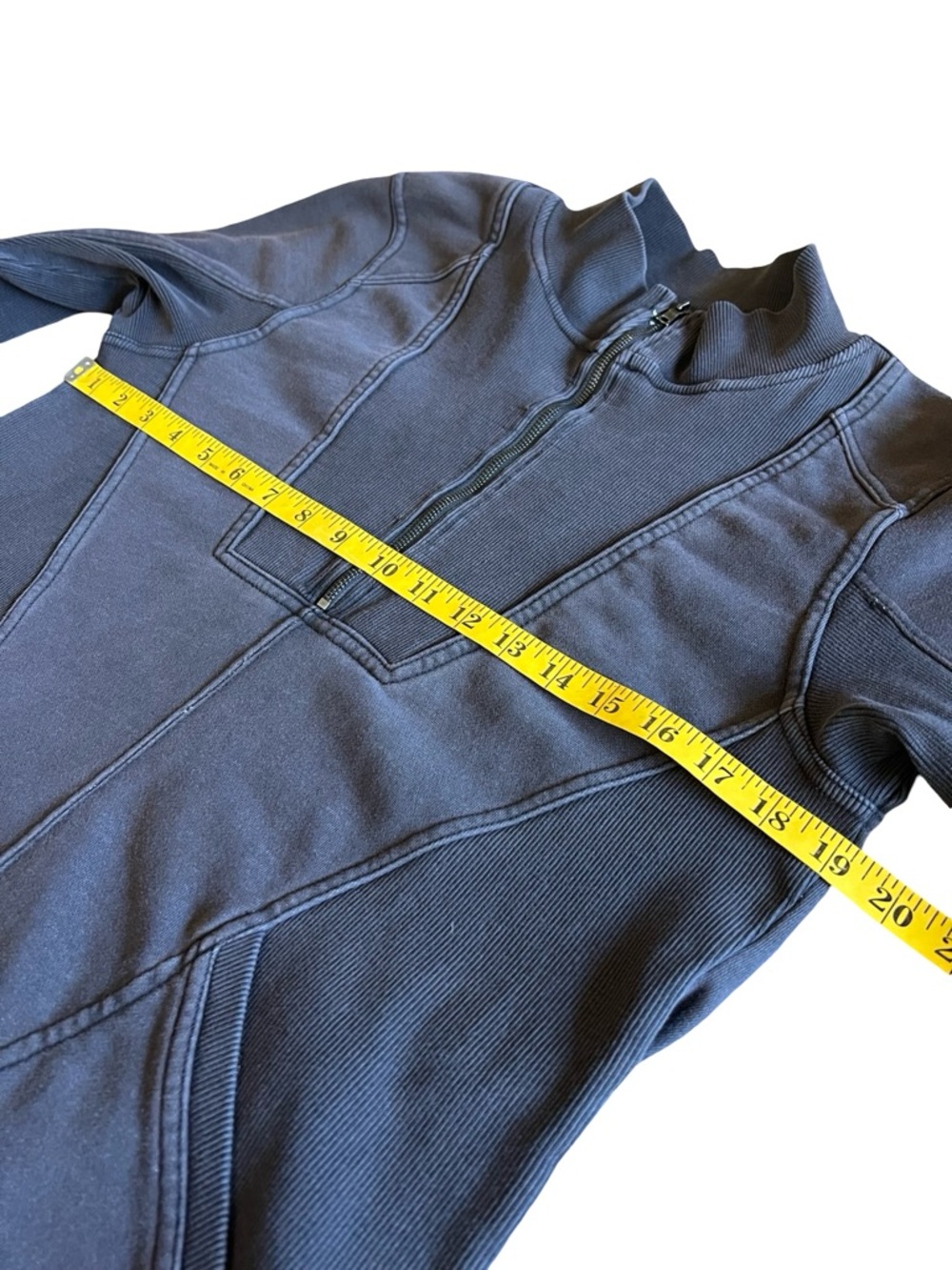 Daily Practice Anthropologie Meru Sweatshirt Mini Dress Washed-Black Sz S Cozy - Picture 9 of 11